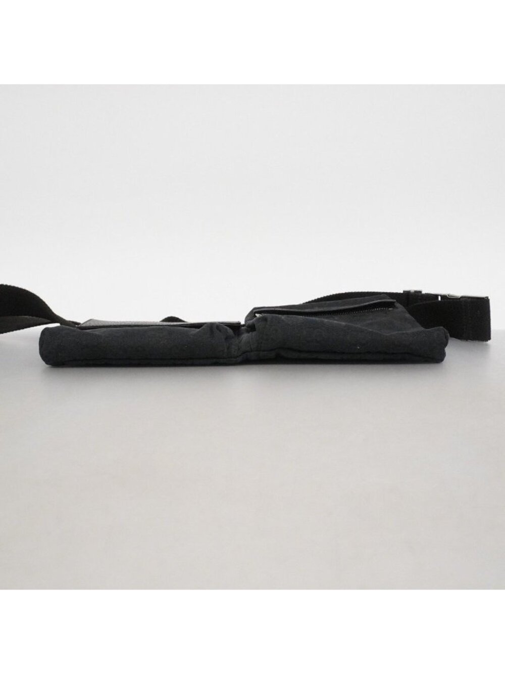 Gucci Waist Bag GG Canvas Black Silver - Picture 3 of 10